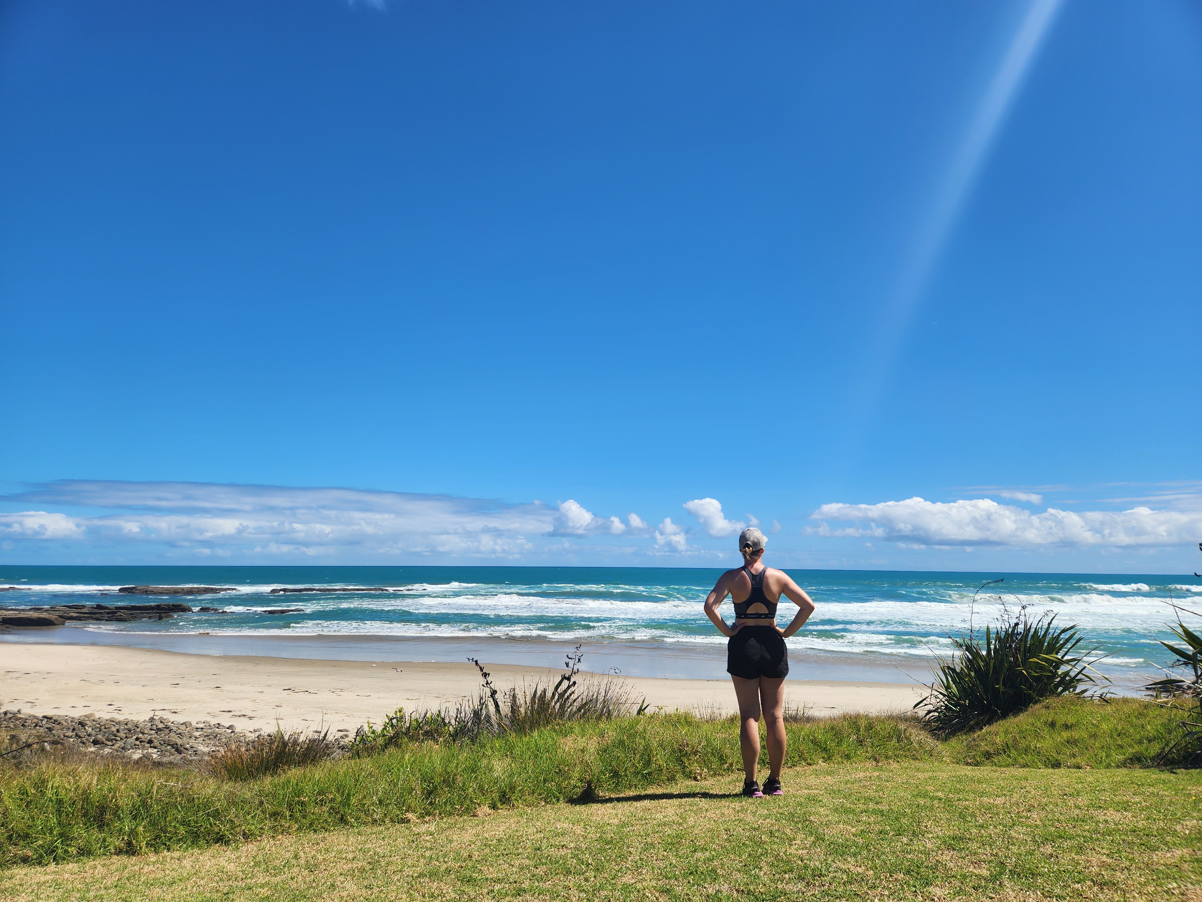 Picture of Toni-Anne facing the ocean