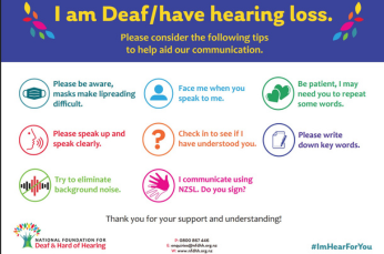 Example of the buddy card